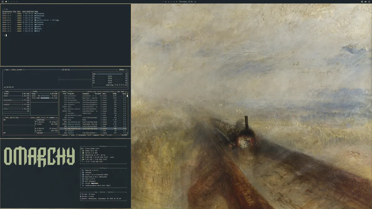 Turner theme screenshot
